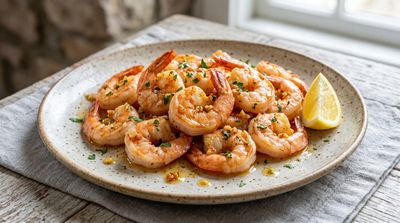 Air Fryer Garlic Butter Shrimp
