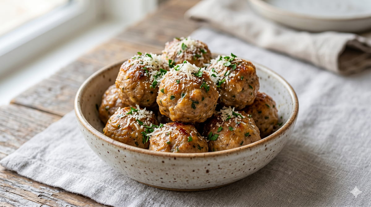Air Fryer Keto Meatballs