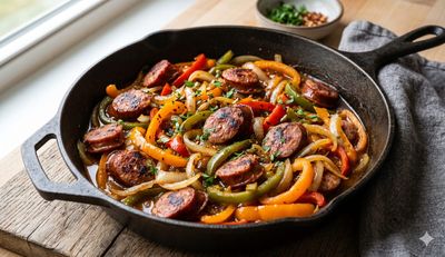 Andouille & Pepper Skillet
