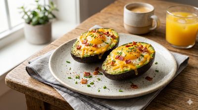 Avocado Baked Eggs