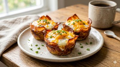 Bacon and Cheese Egg Cups