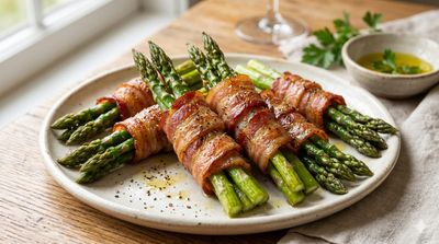 Bacon Wrapped Asparagus Bundles