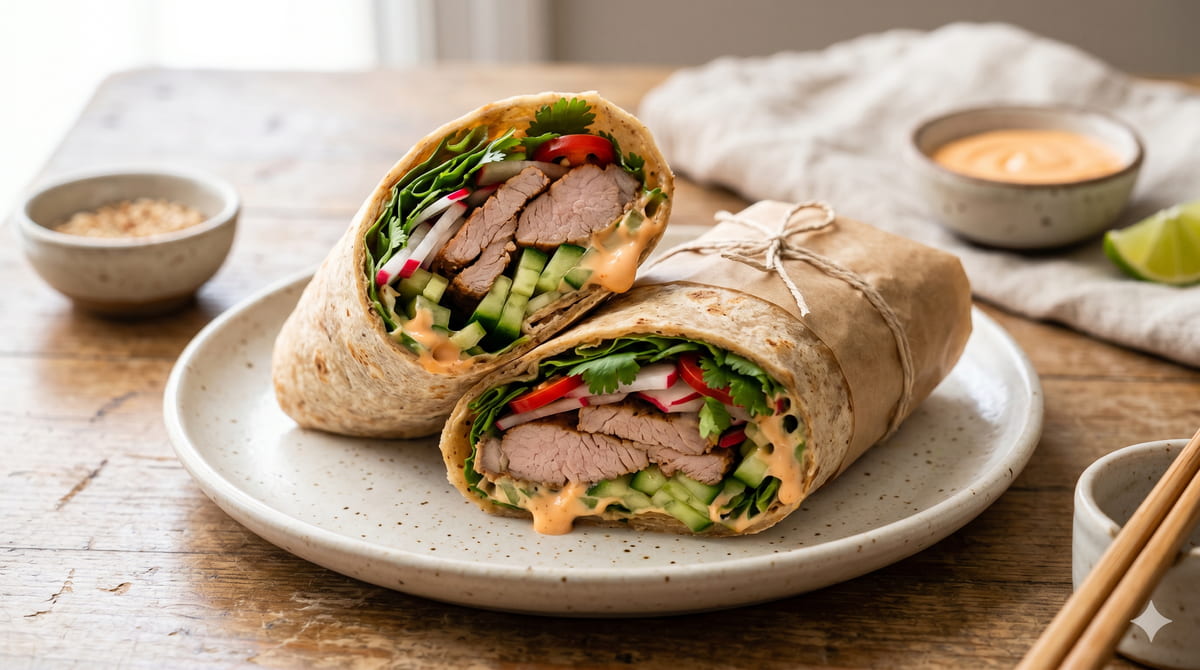 Banh Mi Pork Wrap