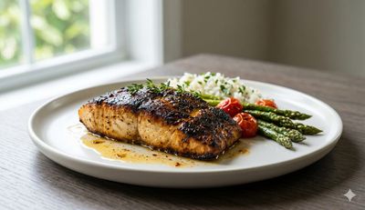 Blackened Halibut