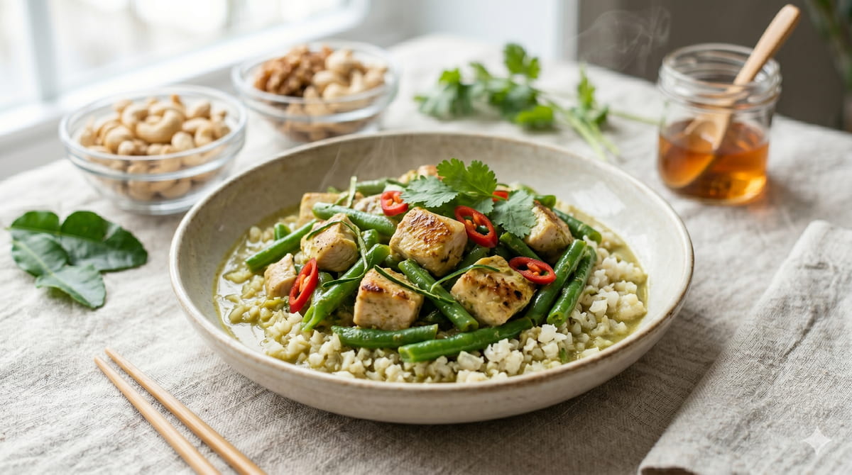 Keto Green Chicken Curry