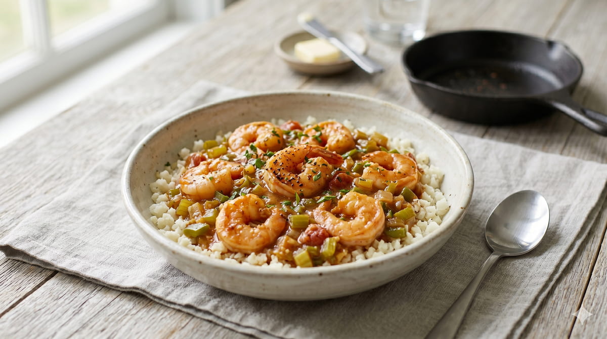 Cajun Shrimp Étouffée