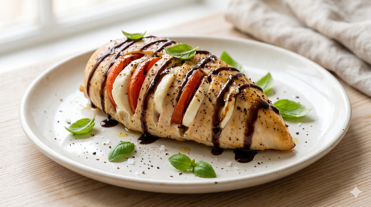 Caprese Stuffed Chicken