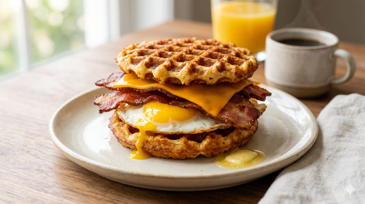 Chaffle Breakfast Sandwich