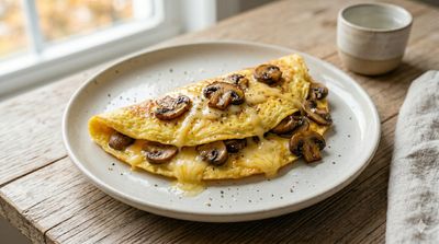 Cheese & Mushroom Omelette