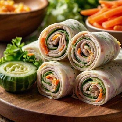 Cheese & Turkey Roll-Ups