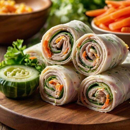 Cheese & Turkey Roll-Ups