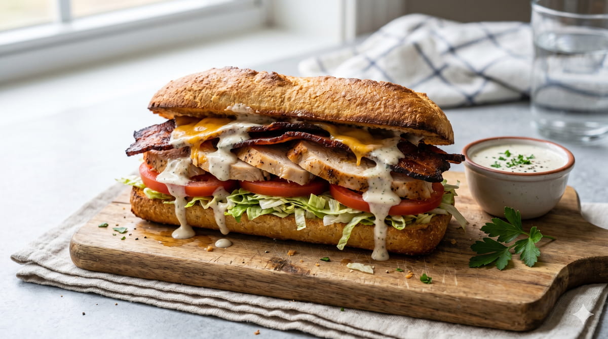 Chicken Bacon Ranch Keto Sub