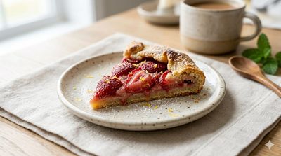 Strawberry Keto Galette