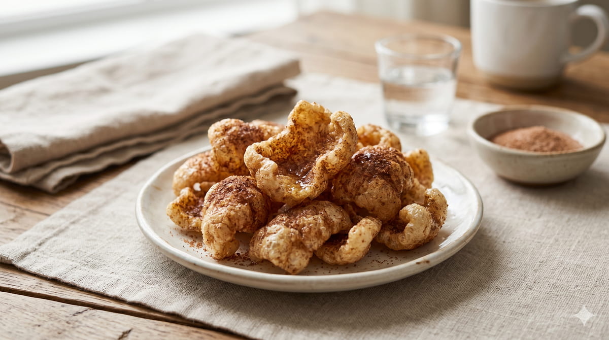 Cinnamon Sugar Pork Rinds