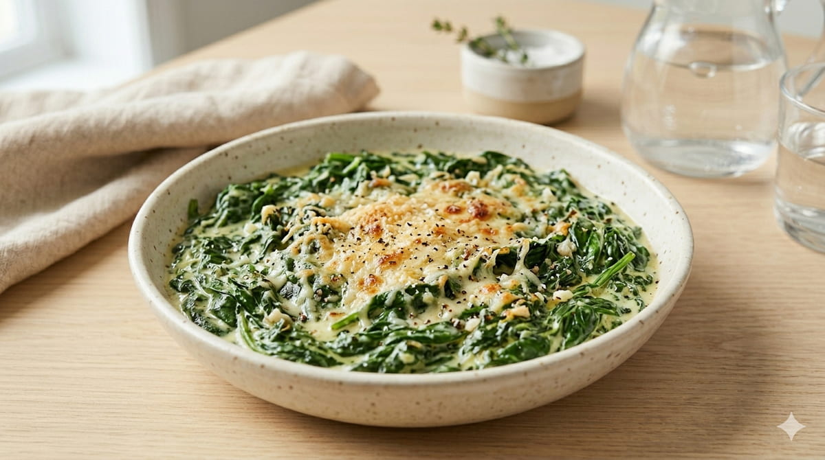 Steakhouse Creamed Spinach