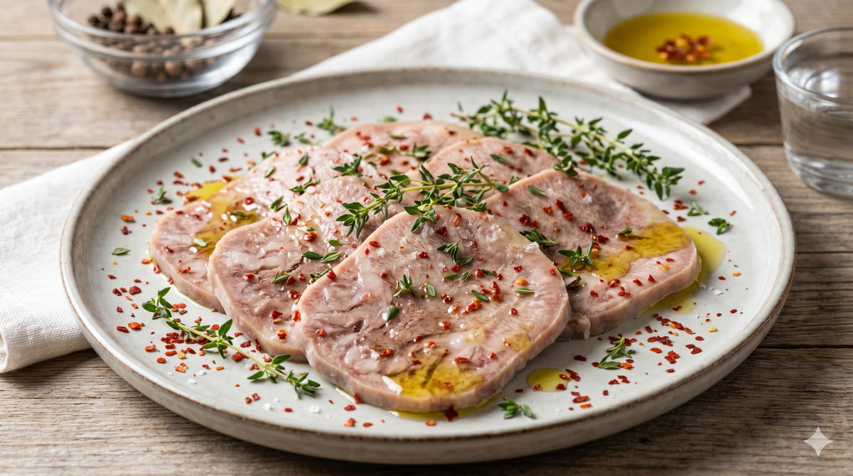 Cold Sliced Beef Tongue