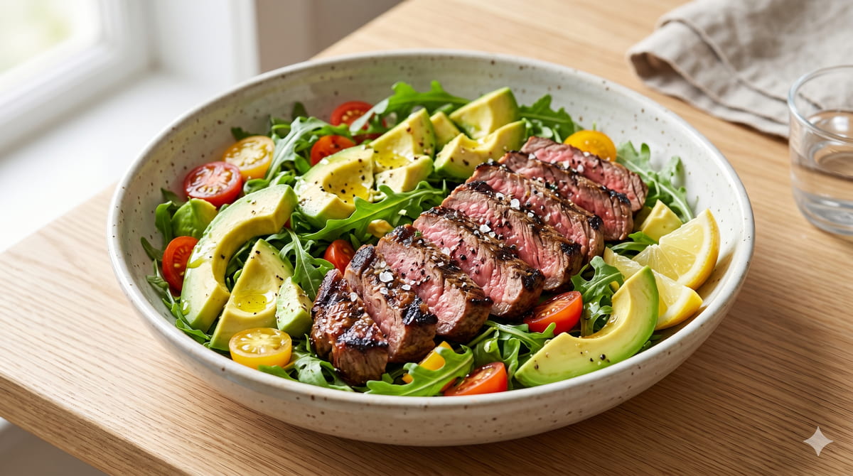Beef Avocado Salad