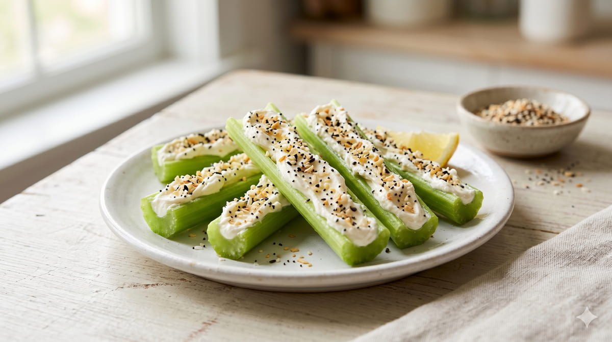Everything Bagel Celery Sticks