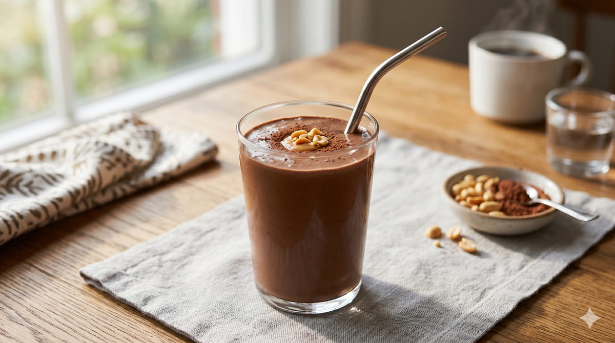 Peanut Butter & Cocoa Smoothie