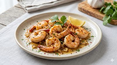 Garlic & Cumin Butter Prawns