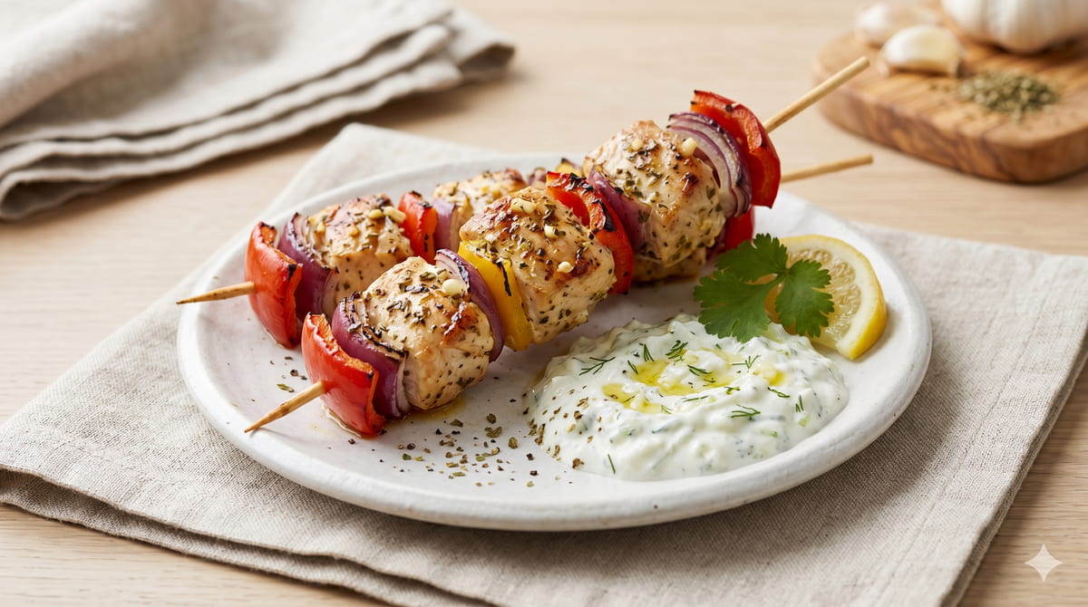 Greek Chicken Kabobs
