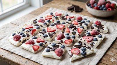 Greek Yogurt Berry Bark