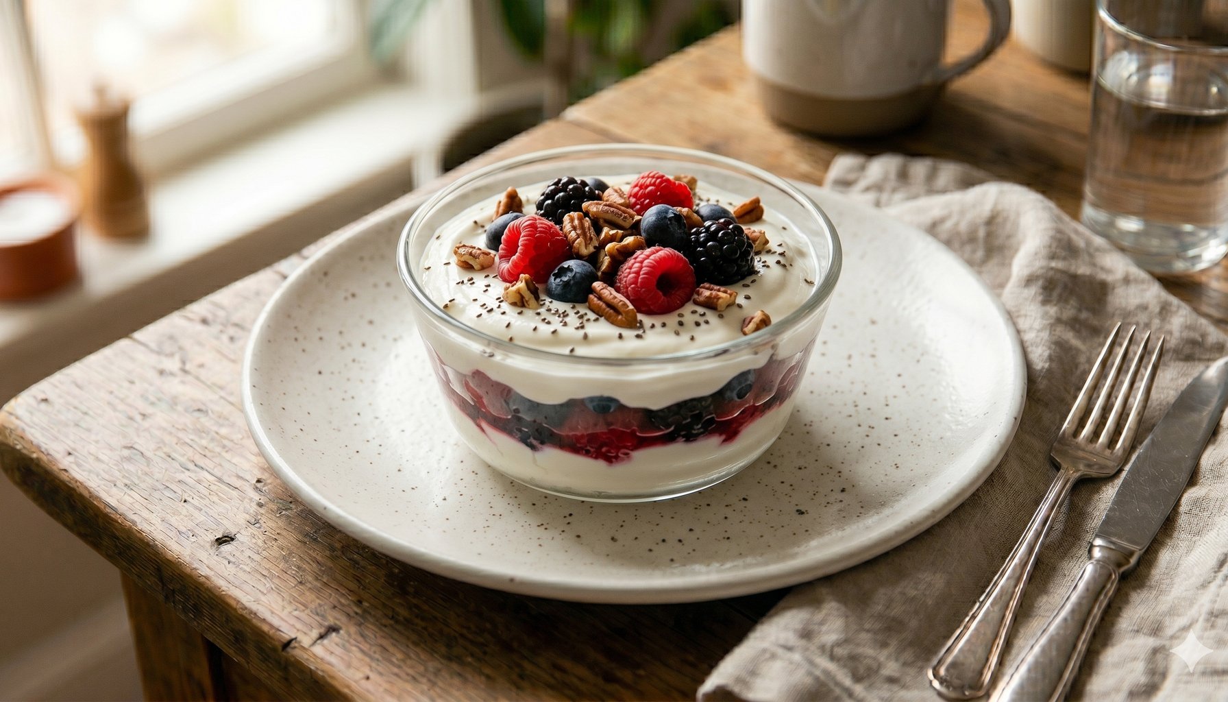 Greek Yogurt & Berry Parfait