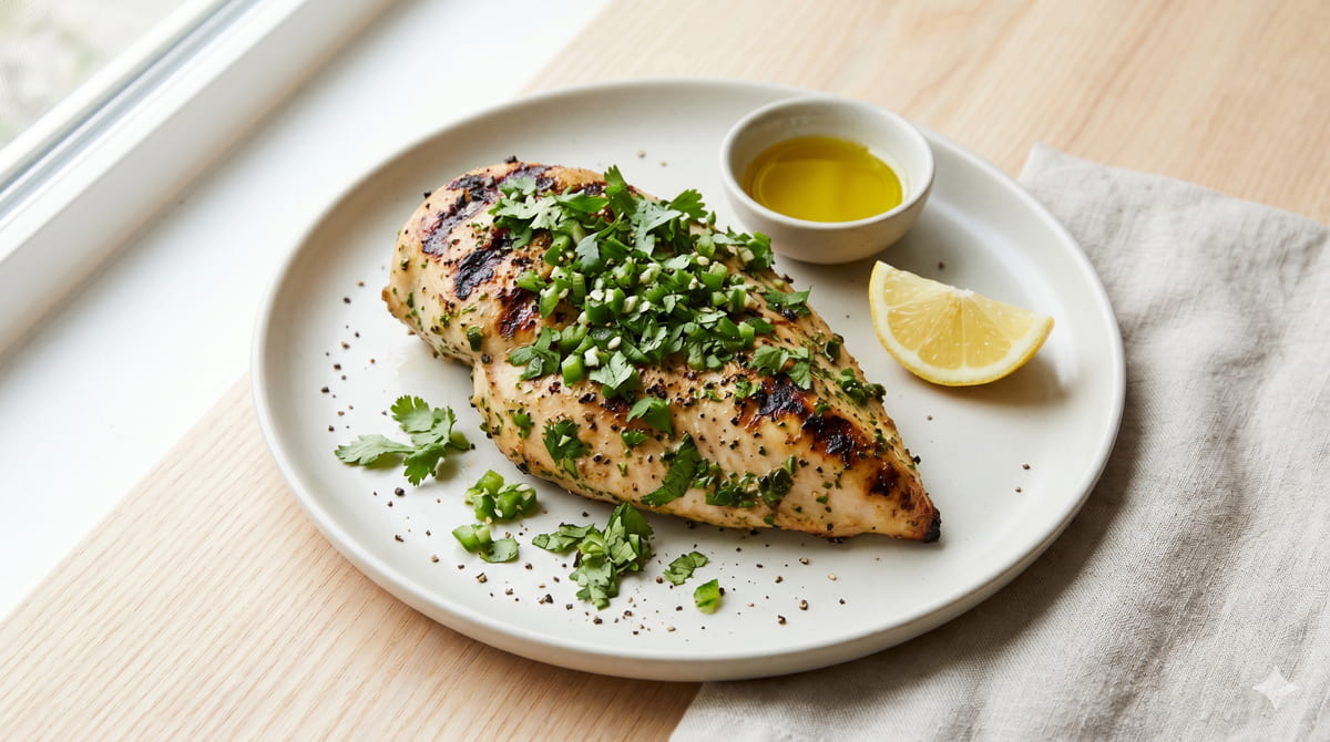 Grilled Jalapeño Cilantro Chicken