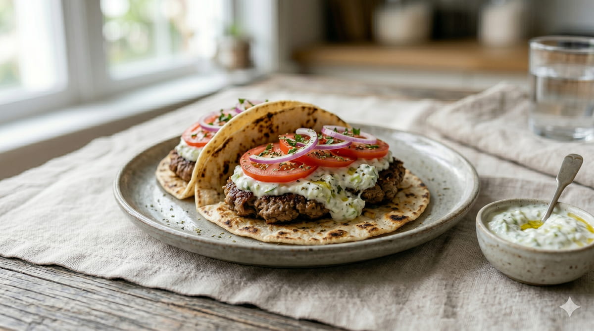Gyro Smashed Taco