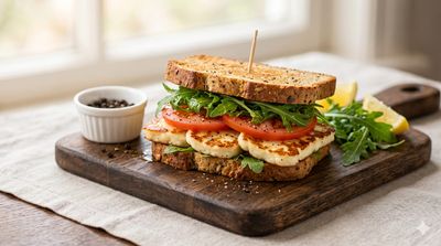Halloumi & Rocket Sandwich
