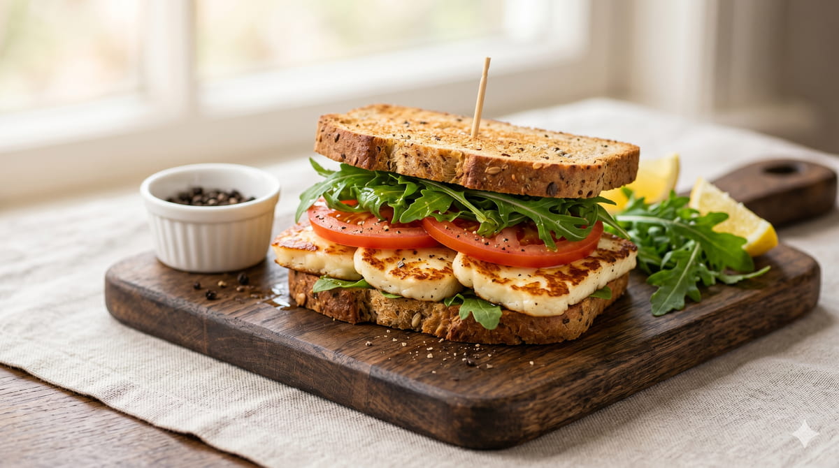 Halloumi & Rocket Sandwich