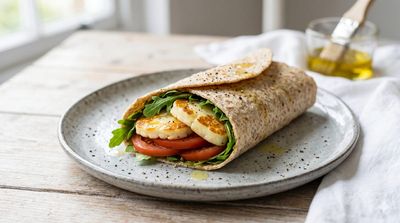 Halloumi & Rocket Wrap