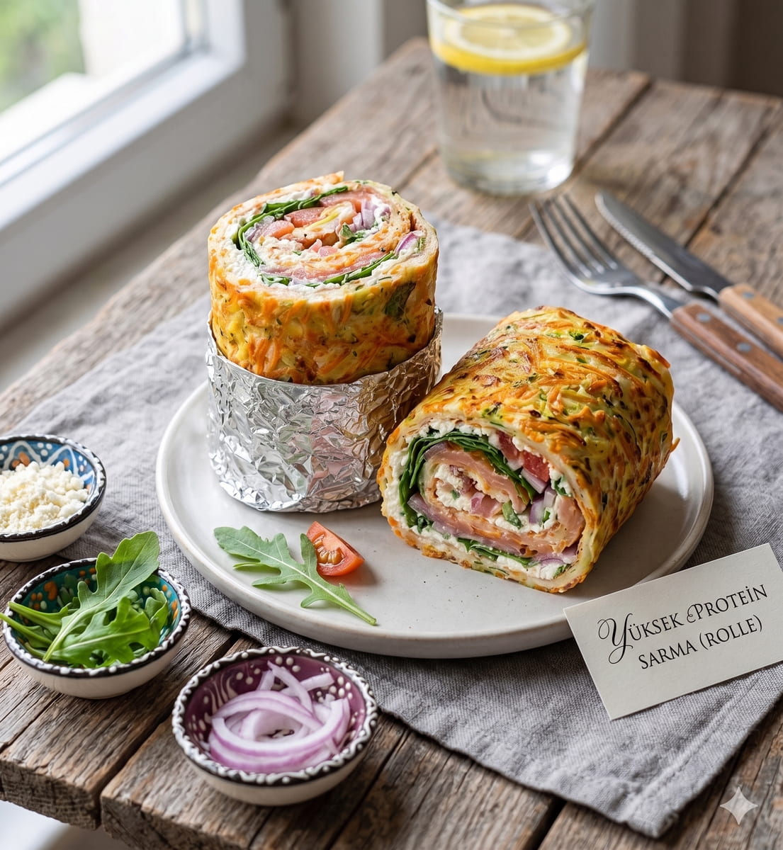High-Protein Salmon Roll