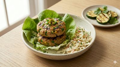 Jalapeño Curry Turkey Burgers