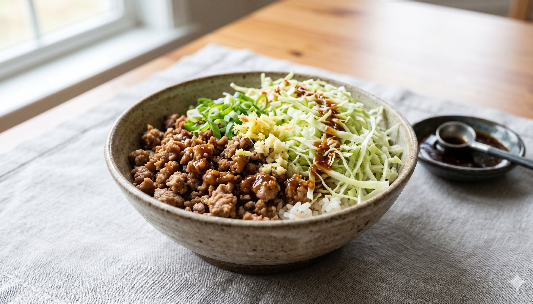 Deconstructed Gyoza Bowl