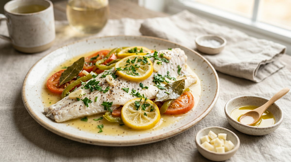 Steamed Fish with Herbs