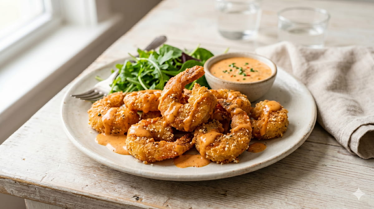 Keto Bang Bang Shrimp