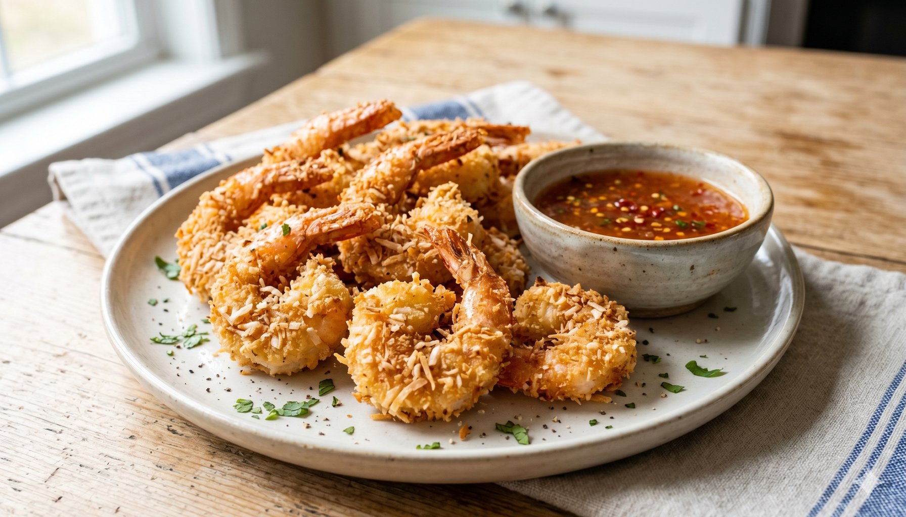 Crispy Keto Coconut Shrimp