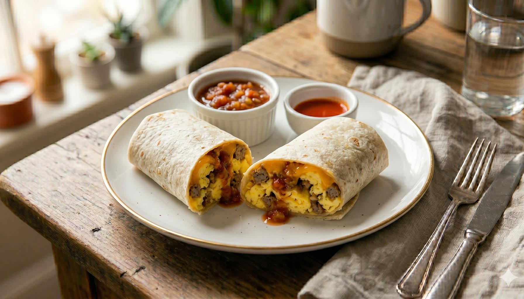 Keto Breakfast Burrito