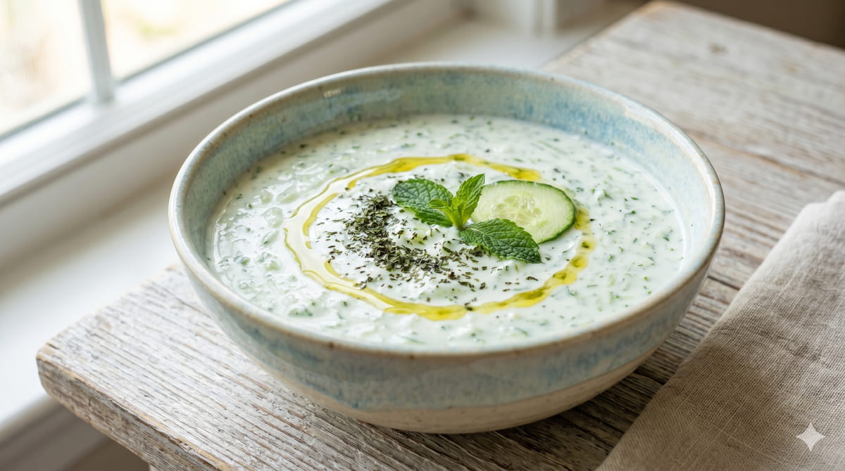 Cacik (Turkish Yogurt Dip)