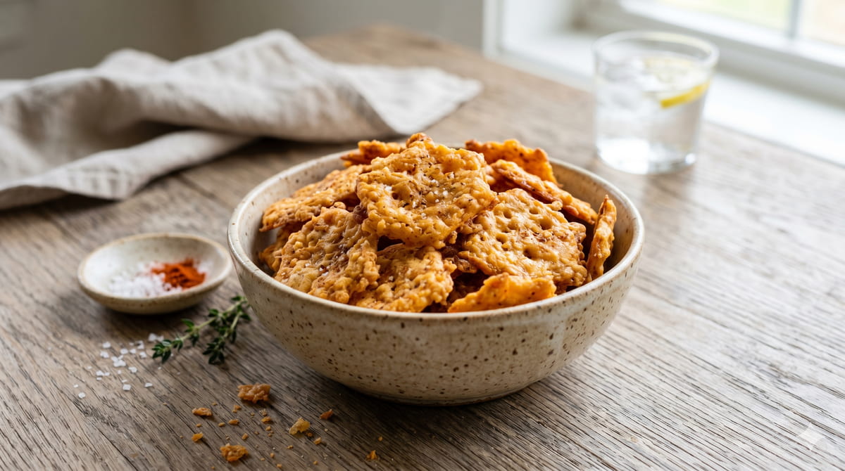 Keto Cheese Crackers