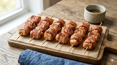 Chicken & Bacon Skewers