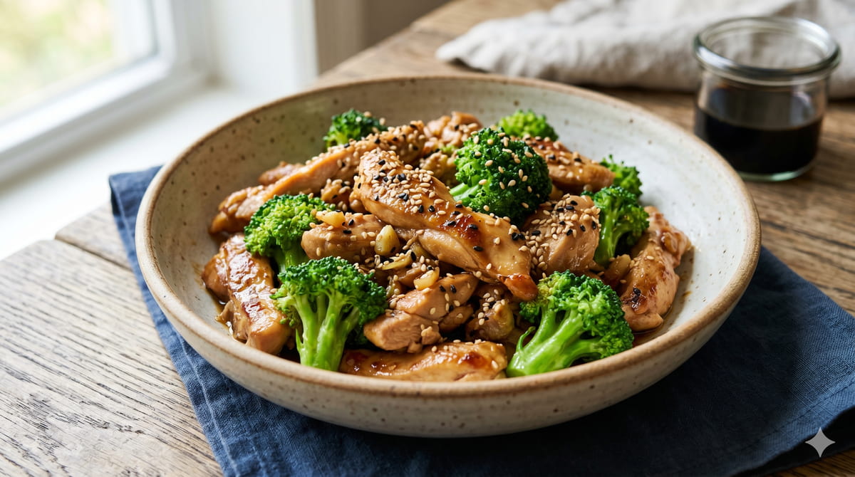Keto Chicken & Broccoli Stir-Fry