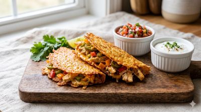 Keto Chicken Quesadilla