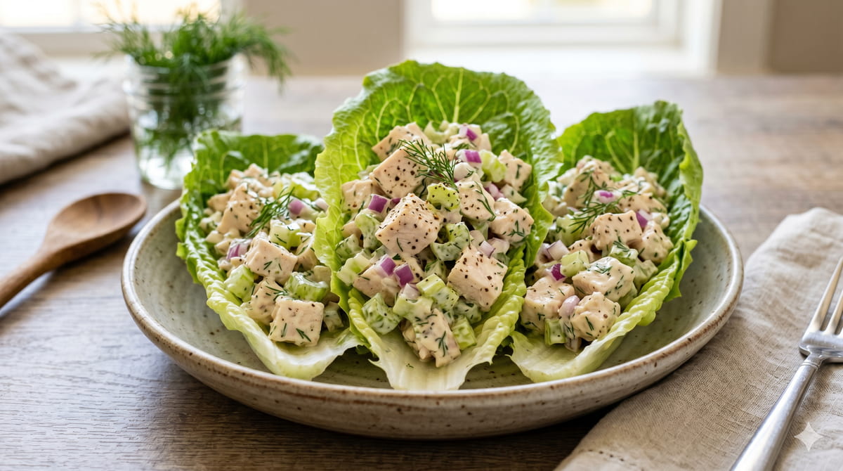 Keto Chicken Salad with Creamy Dressing