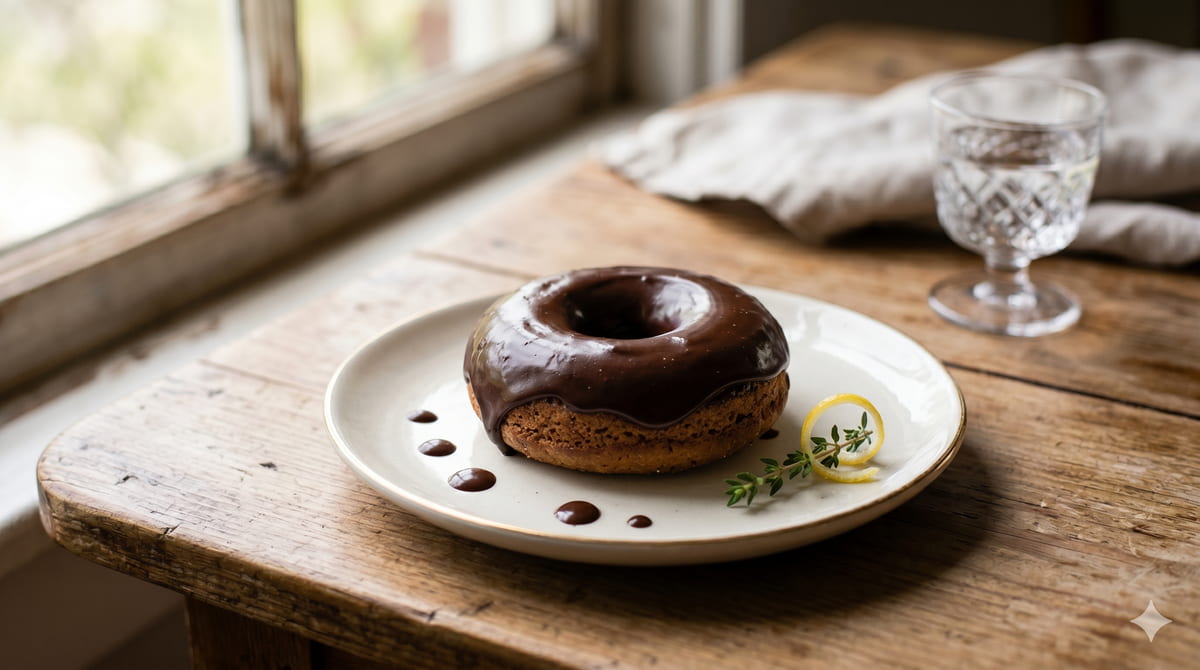 Keto Chocolate-Glazed Donuts