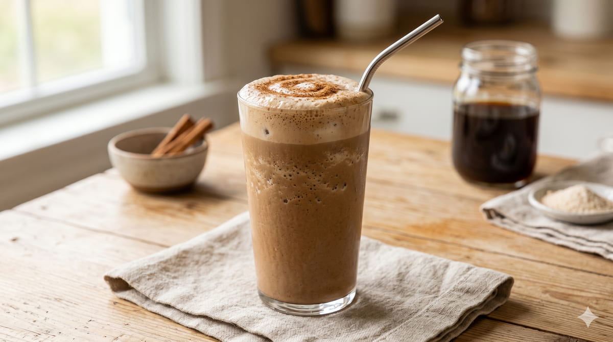 Coffee Cinnamon Protein Smoothie