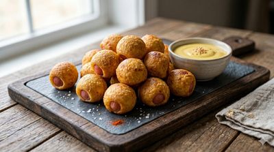 Keto Corn Dog Bites