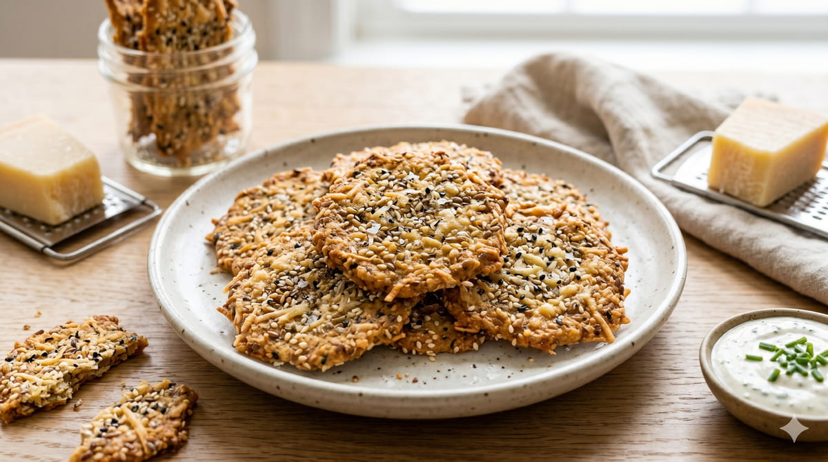 Crunchy Keto Seed Crackers