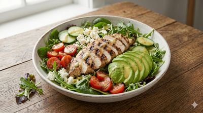 Grilled Chicken & Avocado Salad